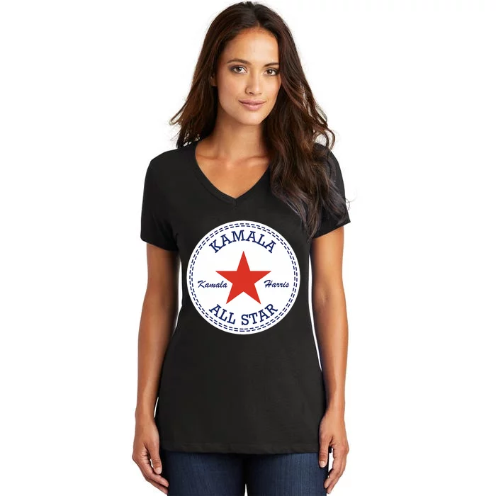 Kamala Harris Election Supporter Shoes Women's V-Neck T-Shirt