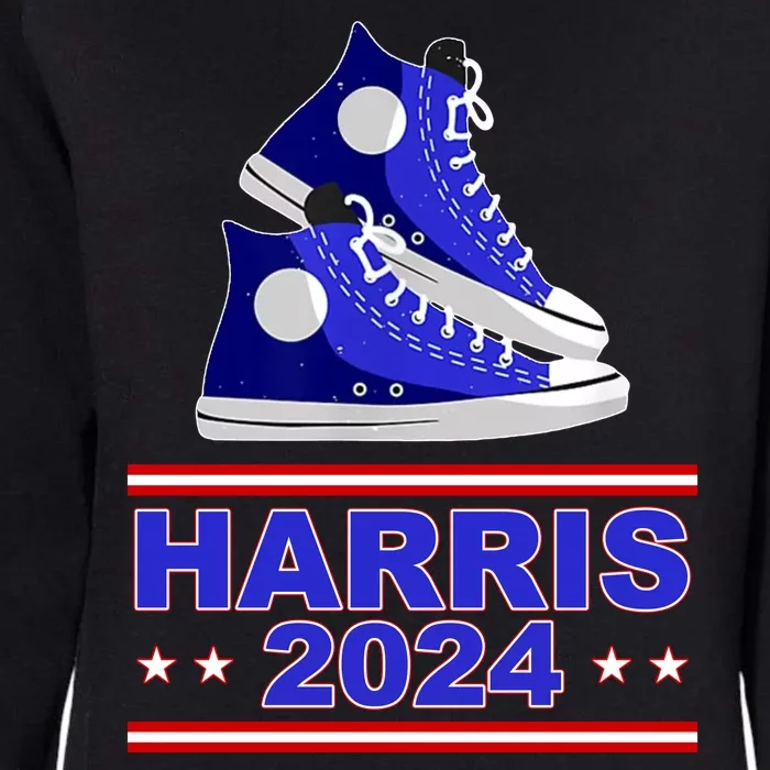 Kamala Harris Election Sneakers 2024 Womens California Wash Sweatshirt