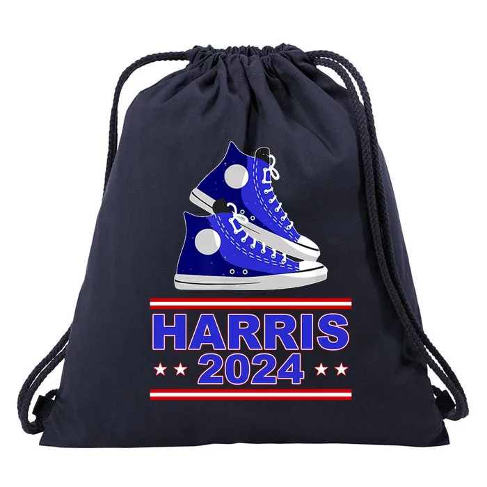 Kamala Harris Election Sneakers 2024 Drawstring Bag