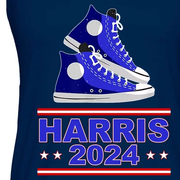 Kamala Harris Election Sneakers 2024 Ladies Essential Flowy Tank