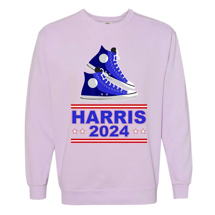 Kamala Harris Election Sneakers 2024 Garment-Dyed Sweatshirt