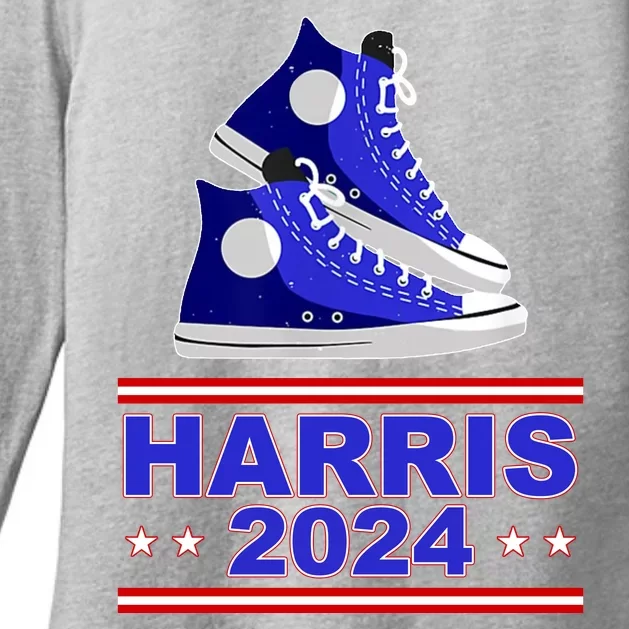 Kamala Harris Election Sneakers 2024 Womens CVC Long Sleeve Shirt