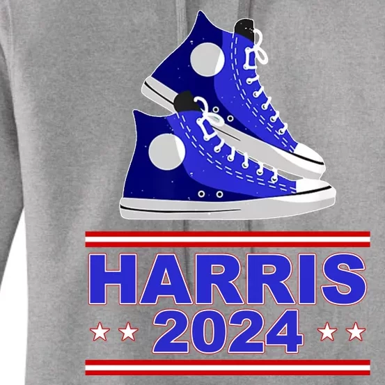 Kamala Harris Election Sneakers 2024 Women's Pullover Hoodie