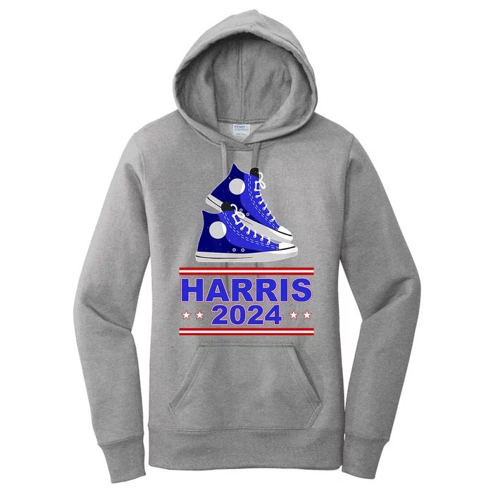 Kamala Harris Election Sneakers 2024 Women's Pullover Hoodie