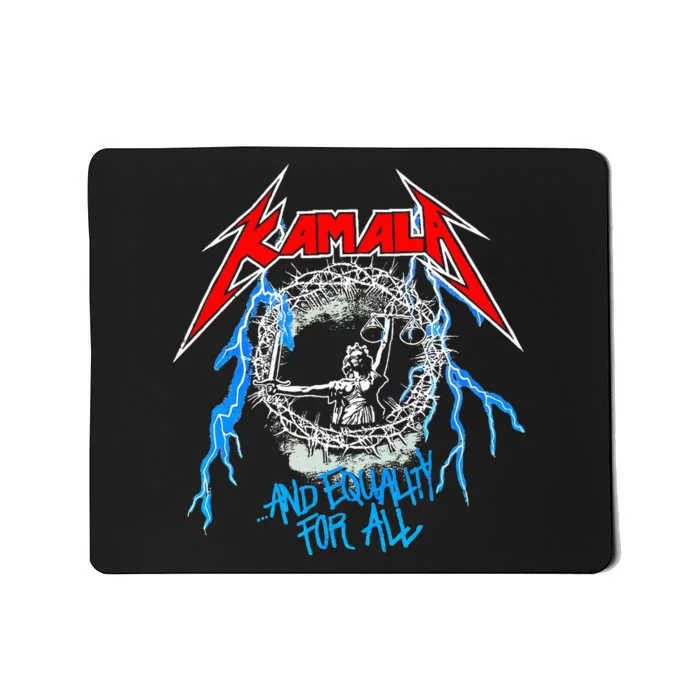 Kamala Harris Equality For All Funny Rock Lover Mousepad