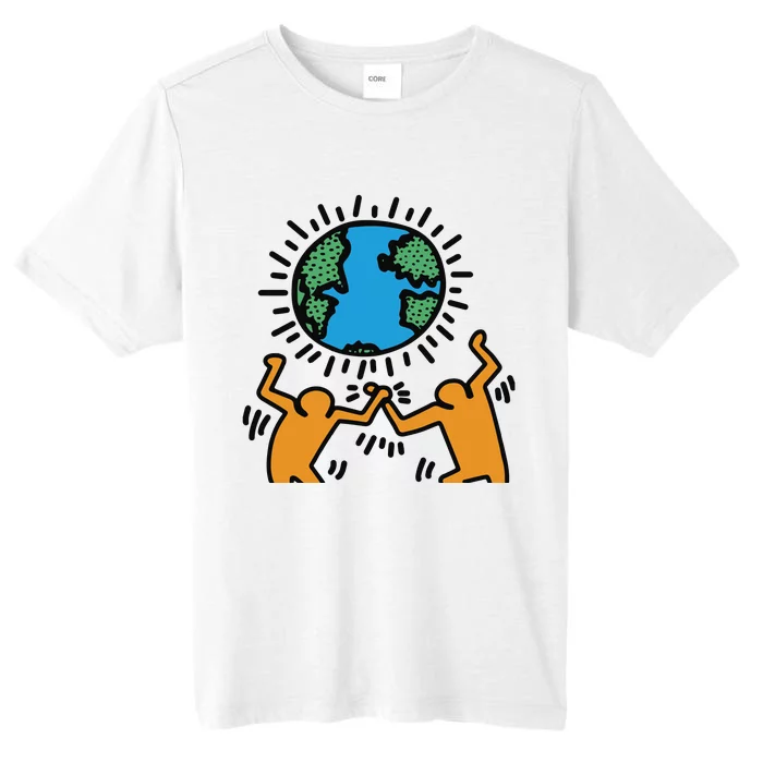 Keith Haring Earth Day Artwork ChromaSoft Performance T-Shirt