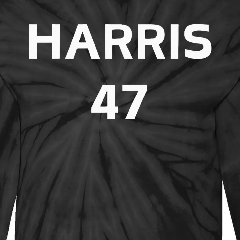 Kamala Harris For 47 Tie-Dye Long Sleeve Shirt