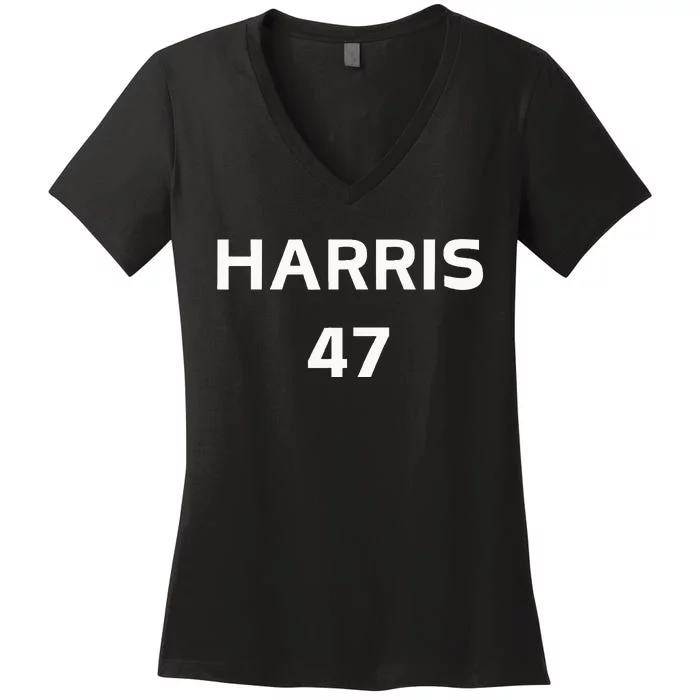 Kamala Harris For 47 Women's V-Neck T-Shirt