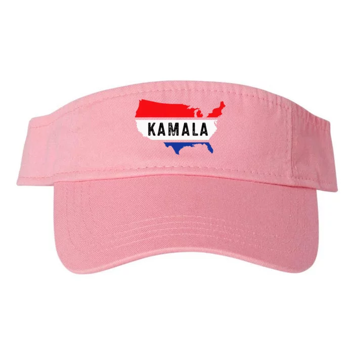 Kamala Harris For President Valucap Bio-Washed Visor