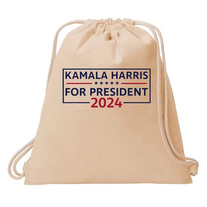 Kamala Harris For President 2024 Drawstring Bag