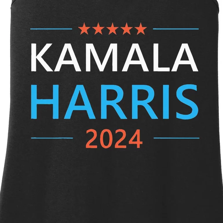 Kamala Harris For President 2024 Ladies Essential Tank