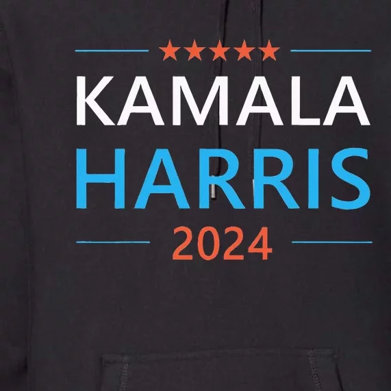 Kamala Harris For President 2024 Premium Hoodie