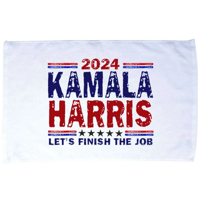 Kamala Harris For President 2024 Microfiber Hand Towel