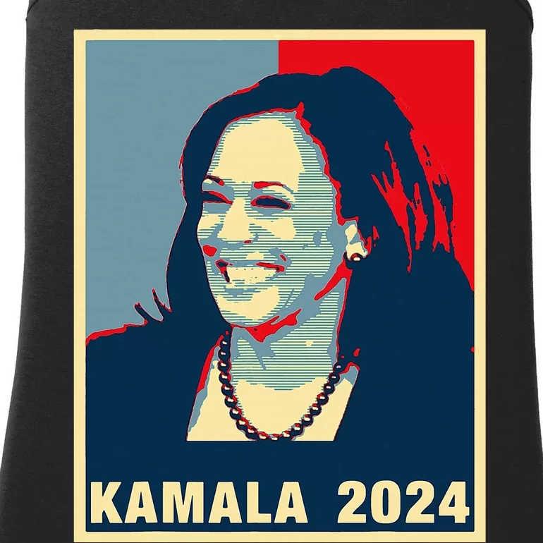 Kamala Harris For President 2024 Madam Vice President Ladies Essential Tank