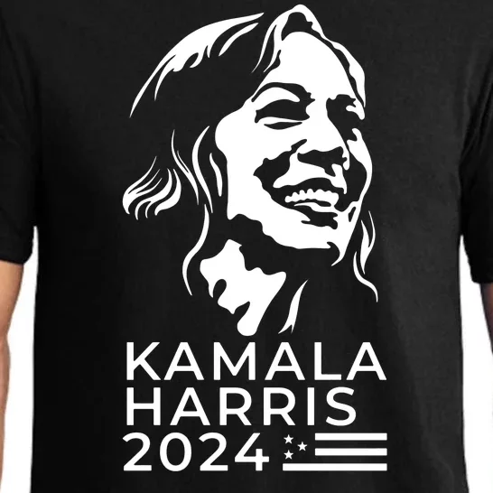 Kamala Harris Face Portrait 2024 Pajama Set