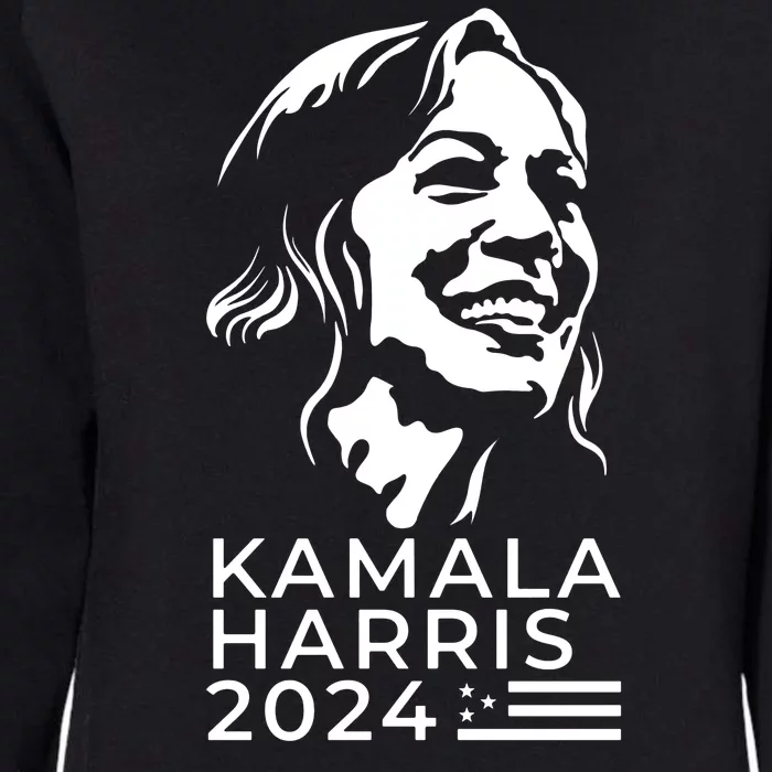 Kamala Harris Face Portrait 2024 Womens California Wash Sweatshirt