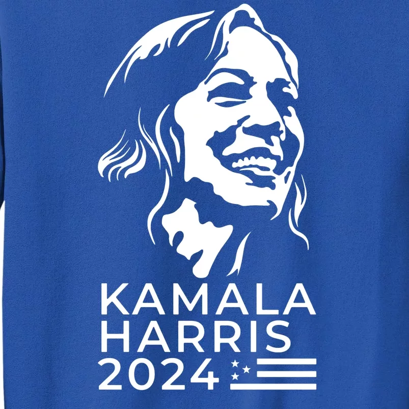 Kamala Harris Face Portrait 2024 Sweatshirt