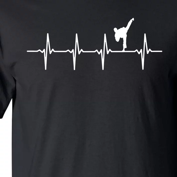 Karate Heartbeat For Martial Artists Tall T-Shirt