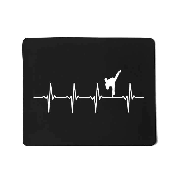 Karate Heartbeat For Martial Artists Mousepad