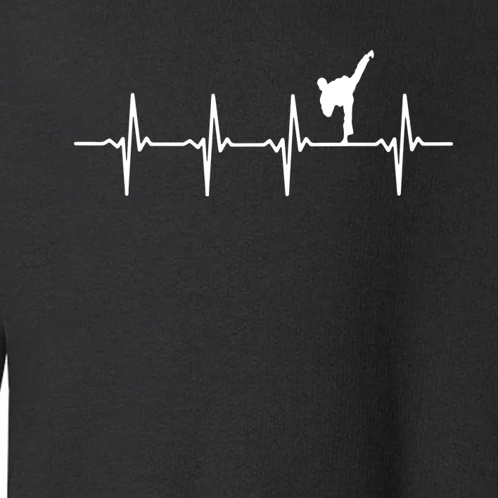 Karate Heartbeat For Martial Artists Toddler Sweatshirt