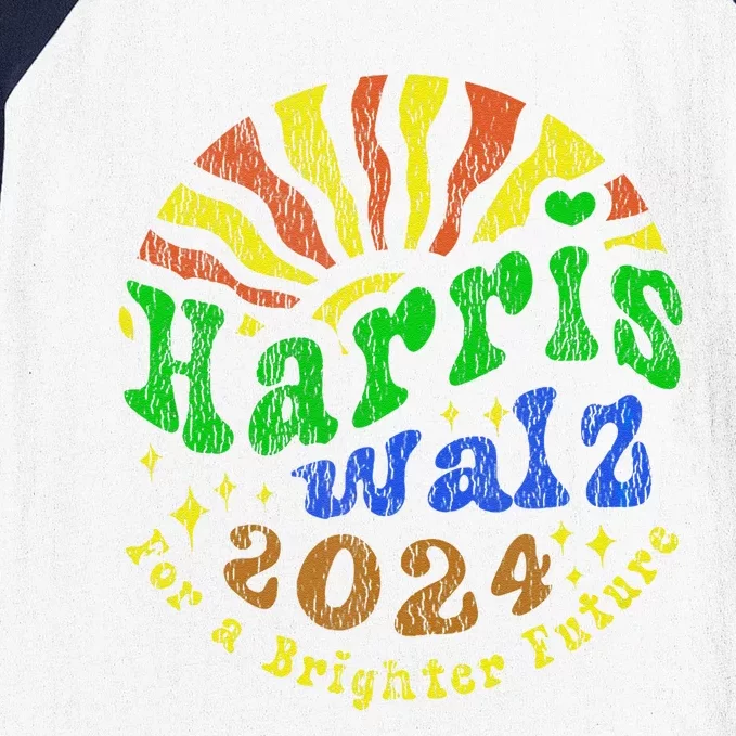 Kamala Harris For President Tim Waltz Harris Waltz 2024 Vote Baseball Sleeve Shirt