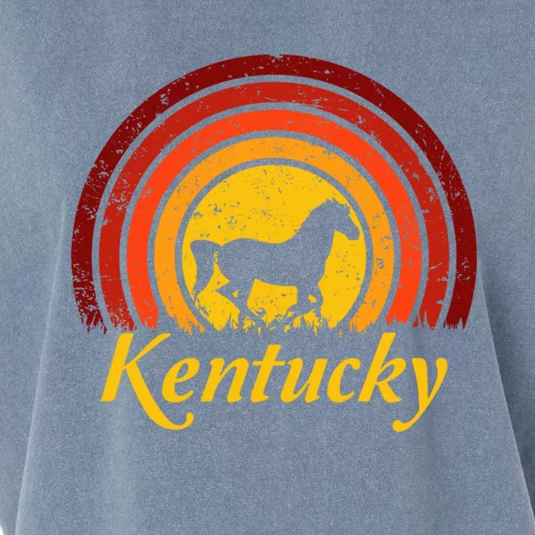 Kentucky Horse Farm Riding Competition Racing Derby Infield Funny Gift Garment-Dyed Women's Muscle Tee