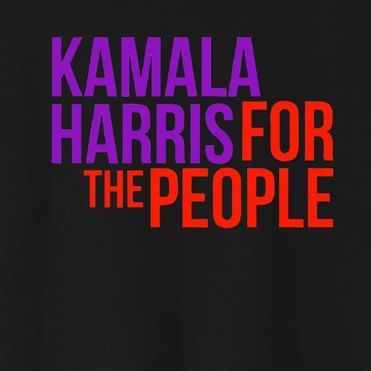 Kamala Harris For The People Kamala 2024 Women's Crop Top Tee