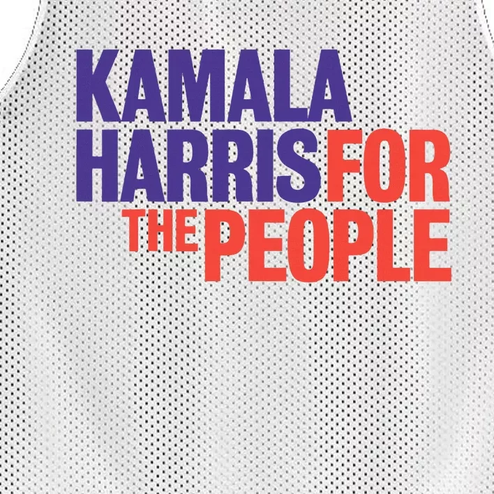 Kamala Harris For The People President 2024 Campaign Mesh Reversible Basketball Jersey Tank