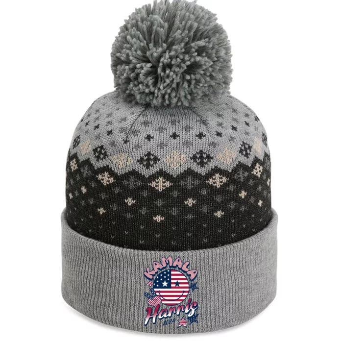 Kamala Harris For President 2024 The Baniff Cuffed Pom Beanie