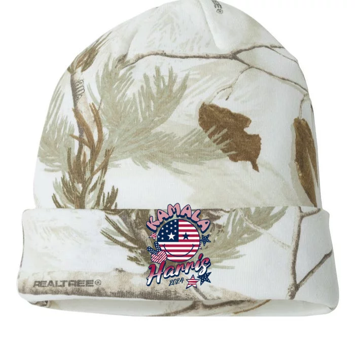 Kamala Harris For President 2024 Kati - 12in Camo Beanie