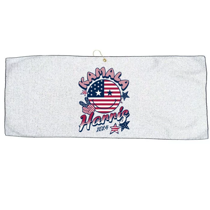 Kamala Harris For President 2024 Large Microfiber Waffle Golf Towel