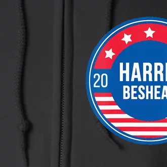 Kamala Harris For President Andy Beshear For Vice President Full Zip Hoodie