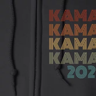 Kamala Harris For President 2024 Retro Campaign Full Zip Hoodie