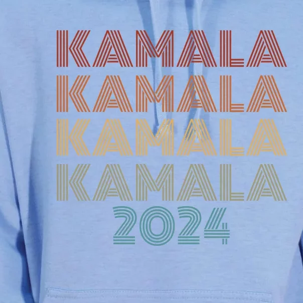 Kamala Harris For President 2024 Retro Campaign Unisex Surf Hoodie