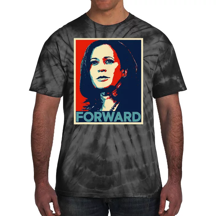 Kamala Harris Forward 2024 Presidential Election President Tie-Dye T-Shirt