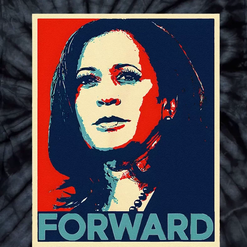 Kamala Harris Forward 2024 Presidential Election President Tie-Dye T-Shirt