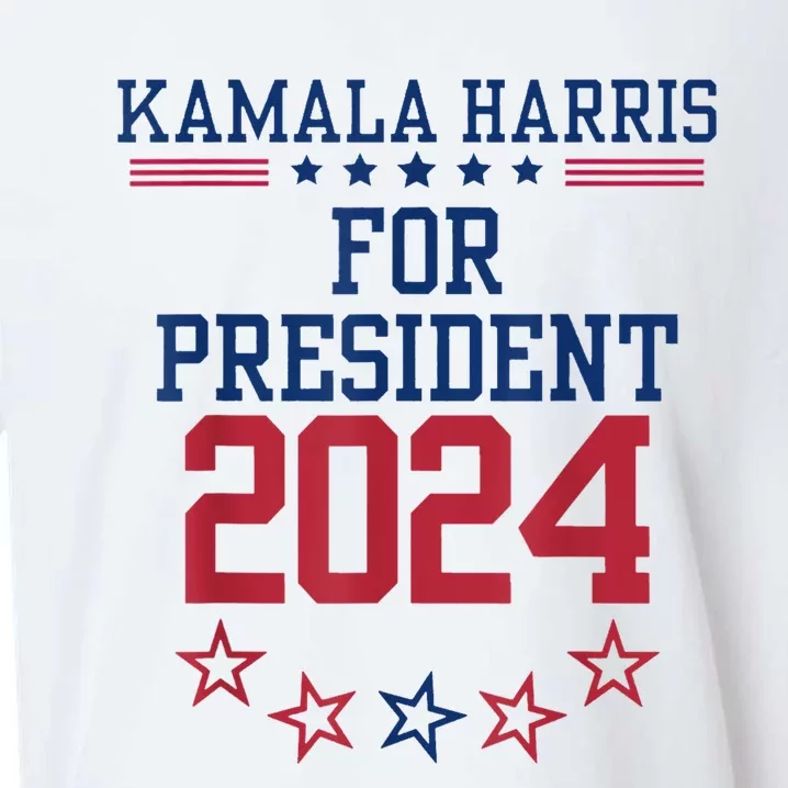 Kamala Harris For President 2024 Sueded Cloud Jersey T-Shirt