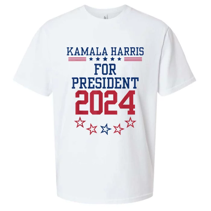 Kamala Harris For President 2024 Sueded Cloud Jersey T-Shirt