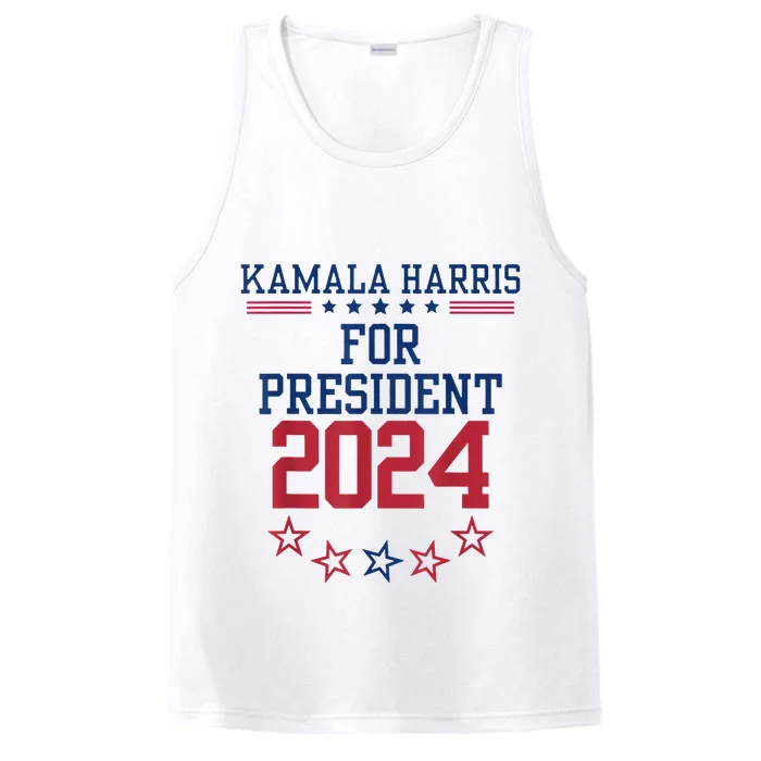 Kamala Harris For President 2024 Performance Tank