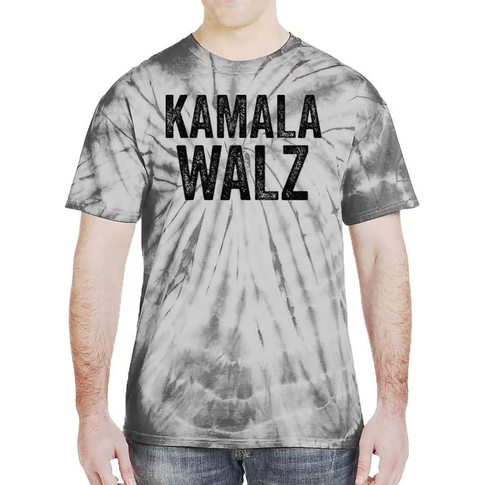 Kamala Harris For President 24 Democrat Vintage Kamala Walz Tie-Dye T-Shirt