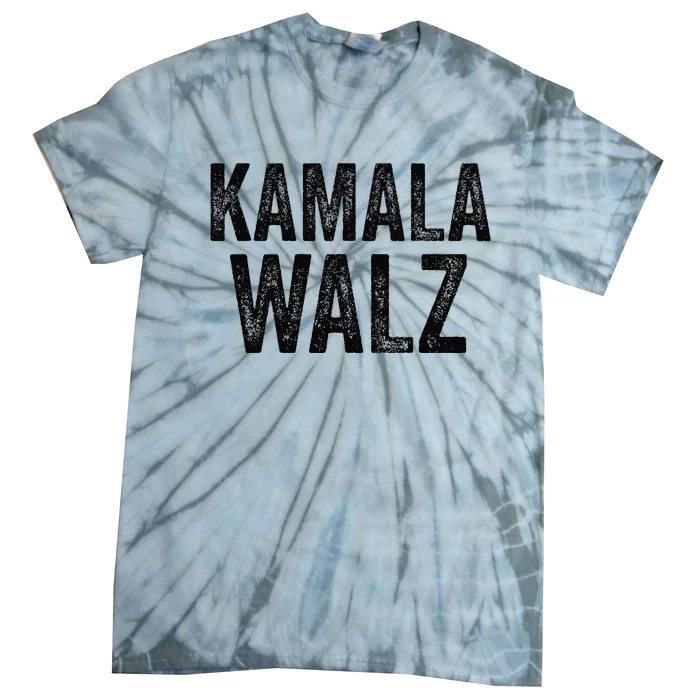 Kamala Harris For President 24 Democrat Vintage Kamala Walz Tie-Dye T-Shirt