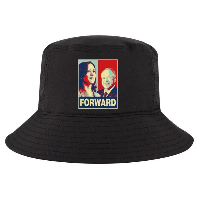 Kamala Harris Forward Harris Walz Forward Cool Comfort Performance Bucket Hat