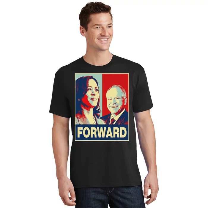 Kamala Harris Forward Harris Walz Forward T-Shirt