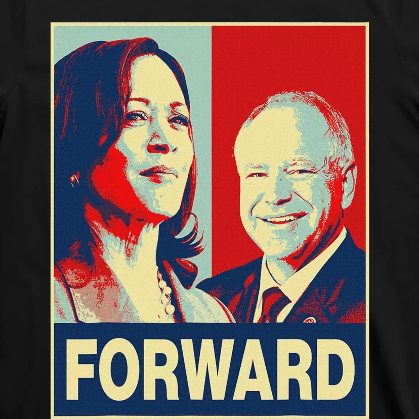 Kamala Harris Forward Harris Walz Forward T-Shirt