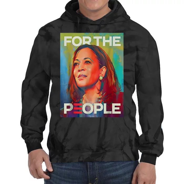 Kamala Harris For People 2024 Election President Tie Dye Hoodie