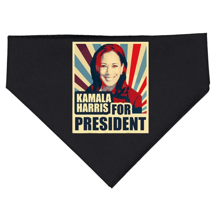 Kamala Harris For President 2024 Democrats USA-Made Doggie Bandana