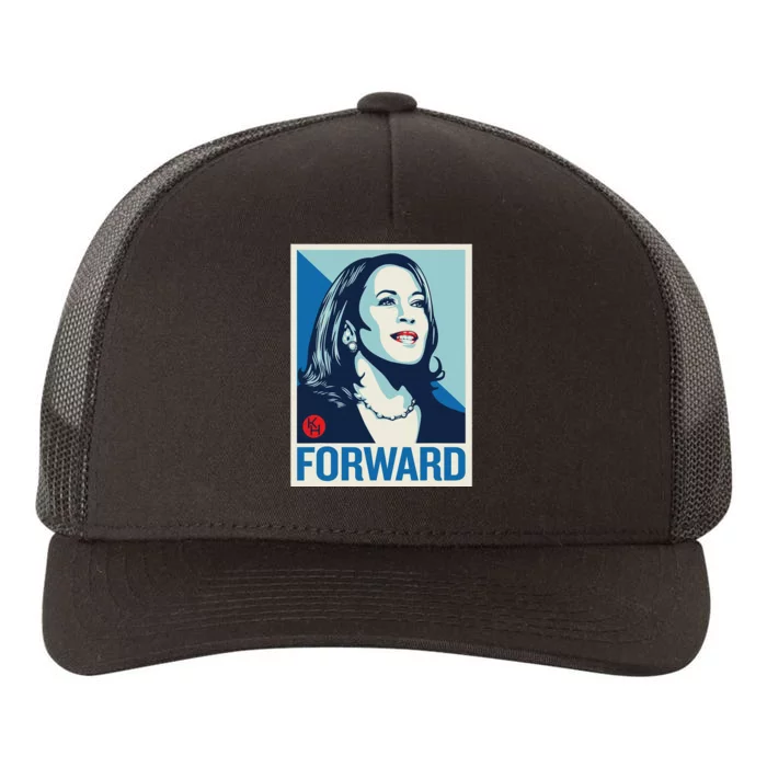 Kamala Harris Forward 2024 Presidential Election President Yupoong Adult 5-Panel Trucker Hat