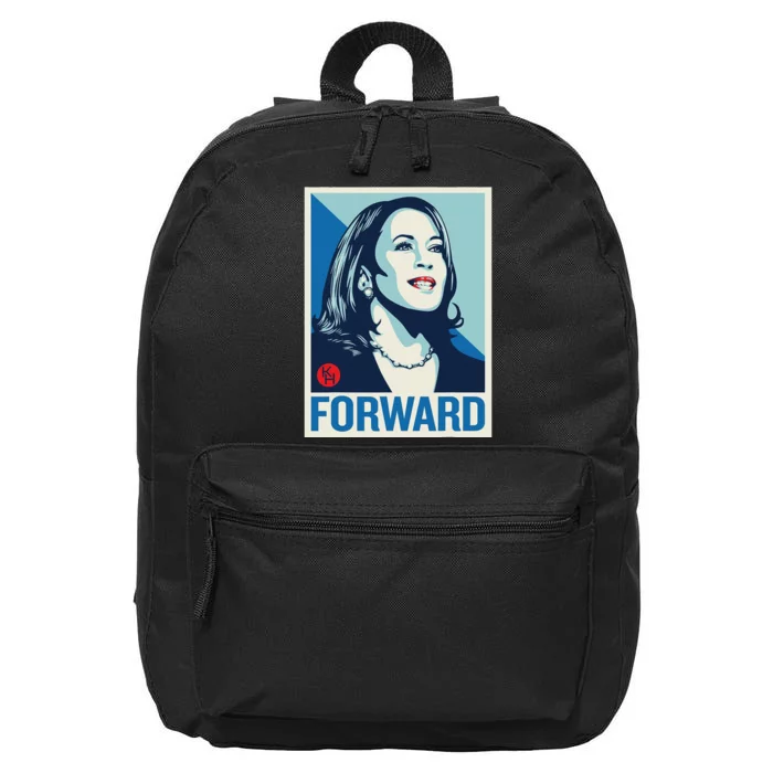 Kamala Harris Forward 2024 Presidential Election President 16 in Basic Backpack