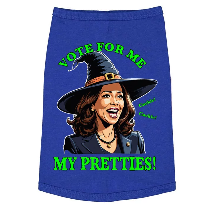 Kamala Harris Friendly Witch Vote Cackle Funny Election 2024 Doggie Tank