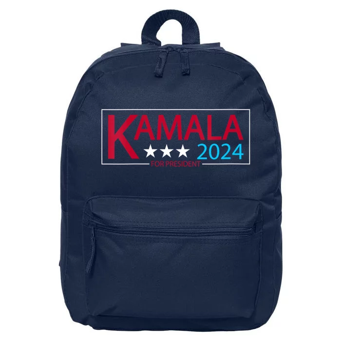 Kamala Harris For President 2024 16 in Basic Backpack